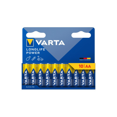 Varta Batterie Longlife Power AA Pack 10 , 10 Stück