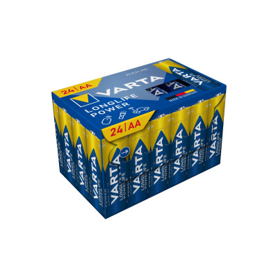 Varta Batterie Longlife Power AA CUBE 24 , 24 Stück