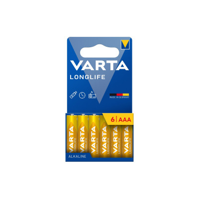 Varta Batterie Longlife AAA Pack 6 , 6 Stück