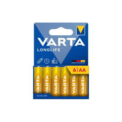 Varta Batterie Longlife AA Pack 6 , 6 Stück