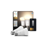 Philips Hue Leuchtmittel White E27 Doppelpack 2 x 1100 lm