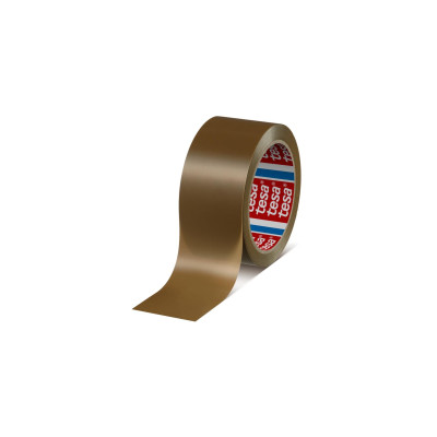 tesa tesa PVC Verpackungsband 50 mm x 66 m, Braun
