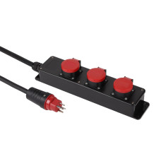 Schönenberger Industrie-Steckerleiste Kunststoff 3 x T25 IP55