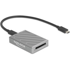 Delock Card Reader Extern USB-C 40 Gbps für CFexpress Typ B Delock Card Reader Extern USB-C 40 Gbps für CFexpress Typ B