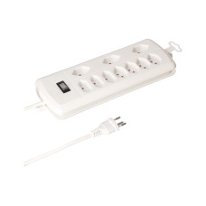 Max Hauri Steckdosenleiste Power-Station 7 x Typ 13 3 x Typ 11 Weiss