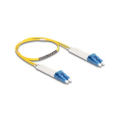 Delock LWL-Patchkabel Singlemode LC – LC, OS2, Duplex, 0.5 m