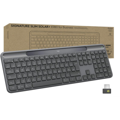 Logitech Tastatur Slim Solar+ K980 Business CH-Layout