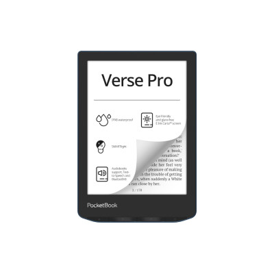 PocketBook E-Book Reader Verse Pro Azure Blue PocketBook E-Book Reader Verse Pro Azure Blue