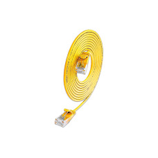 SLIM Slimpatchkabel RJ-45 - RJ-45, Cat 6A, U/UTP, 10 m, Gelb SLIM Slimpatchkabel RJ-45 - RJ-45, Cat 6A, U/UTP, 10 m, Gelb