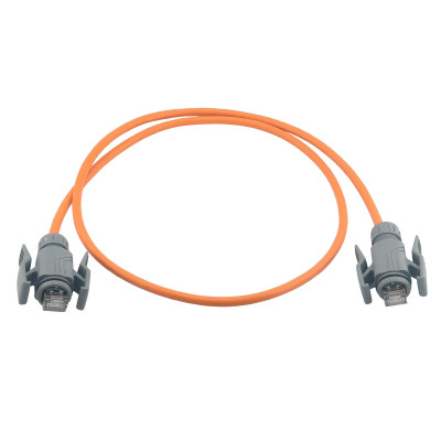 Wirewin Patchkabel Outdoor RJ-45 - RJ-45 Cat 6A, S/FTP, 3 m, Orange