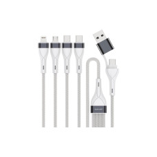 4smarts USB-C/A Multi-Ladekabel 4in2 0.25 m
