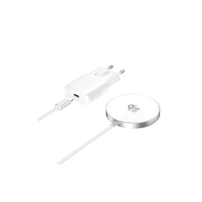4smarts Qi2 25W MagSafe 1.5 m, Weiss