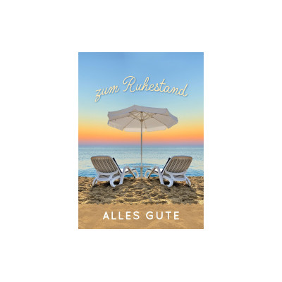 Cart Glückwunschkarte Ruhestand A4 (21 x 29.7 cm) Cart Glückwunschkarte Ruhestand A4 (21 x 29.7 cm)