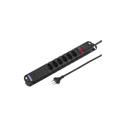 STEFFEN Steckdosenleiste VARIABL 6x T13 + 2x USB-C PD mit Schalter STEFFEN Steckdosenleiste VARIABL 6x T13 + 2x USB-C PD mit Schalter