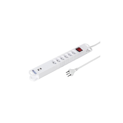 STEFFEN Steckdosenleiste VARIABL 6x T13 + 2x USB-C PD mit Schalter STEFFEN Steckdosenleiste VARIABL 6x T13 + 2x USB-C PD mit Schalter