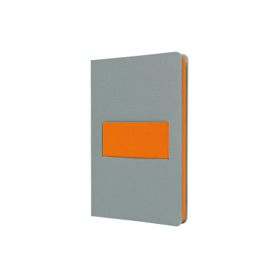 Sigel Notizbuch Linescape NEO Hardcover, A5, Kariert, Hellgrau