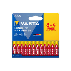 Varta Batterie Longlife Max Power AAA , 12 Stück