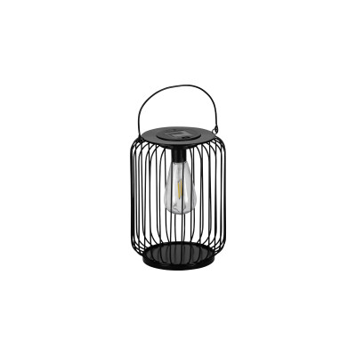 EGLO Leuchten Gartenlicht Solarleuchte Laterne Schwarz