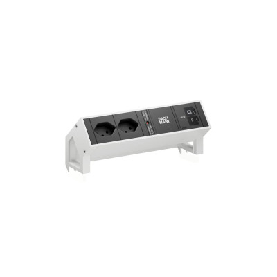 Bachmann Tischsteckdosenleiste DESK2 2xT13 1xUSB C/C 65W 0.2m