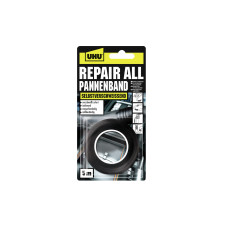 UHU Pannenband Repair All 19 mm x 5 m, Schwarz UHU Pannenband Repair All 19 mm x 5 m, Schwarz