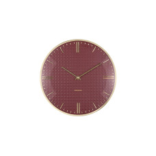 KARLSSON Wanduhr Riqueza 35 cm, Burgunderrot KARLSSON Wanduhr Riqueza 35 cm, Burgunderrot