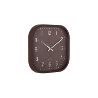 KARLSSON Wanduhr Elemental Cuadrado 30 x 30 cm, Schokoladenbraun KARLSSON Wanduhr Elemental Cuadrado 30 x 30 cm, Schokoladenbraun