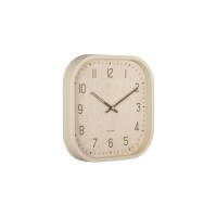 KARLSSON Wanduhr Elemental Cuadrado 30 x 30 cm, Altweiss KARLSSON Wanduhr Elemental Cuadrado 30 x 30 cm, Altweiss