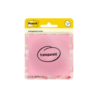Post-it 3M Transparente Notes Rosa