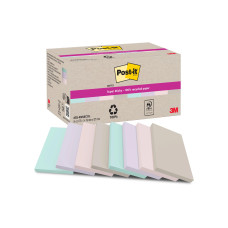 Post-it 3M Super Sticky Recycling Notes Mehrfarbig