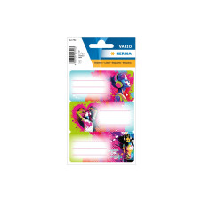 Herma Stickers Schuletiketten Music Girl 3 Blatt / 9 Sticker