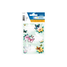 Herma Stickers Schuletiketten Schmetterlinge 3 Blatt / 9 Sticker