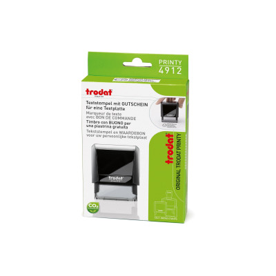 Trodat Stempel 4912 Inviduell gestaltbar, Schwarz