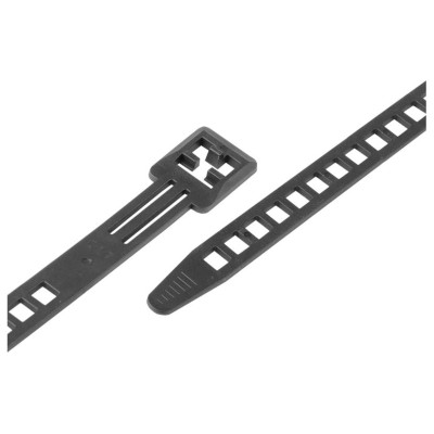 STEFFEN Kabelbinder 100 Stück Schwarz 140 mm x 9 mm