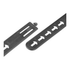 STEFFEN Kabelbinder 100 Stück Schwarz 130 mm x 15.5 mm
