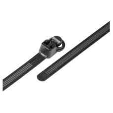 STEFFEN Kabelbinder 25 Stück Schwarz 218 mm x 7.5 mm