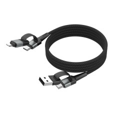 Ansmann Magnetisches Kabel USB-A oder USB-C auf USB-C 120 cm