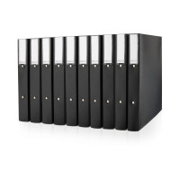 Rapesco Ordner Eco GRS 40.5 cm, 10 Stück, Schwarz Rapesco Ordner Eco GRS 40.5 cm, 10 Stück, Schwarz