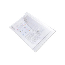 Rapesco Dokumentenmappe Eco GRS A4+ Transparent, 5 Stück Rapesco Dokumentenmappe Eco GRS A4+ Transparent, 5 Stück