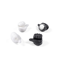 Trendform Haftmagnet Handy, 4er Set, Schwarz / Weiss