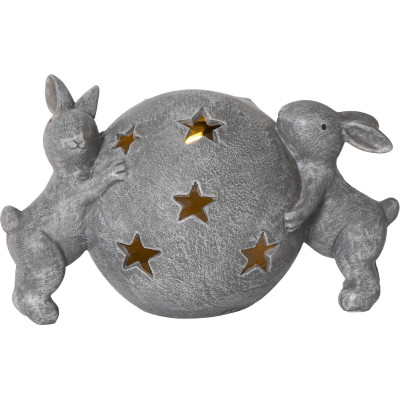 Star Trading Solar Dekoration Harriet 24 cm Grau Star Trading Solar Dekoration Harriet 24 cm Grau