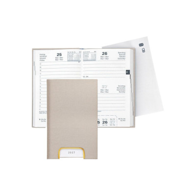 Biella Geschäftsagenda Disponent Kein, 2027, Beige