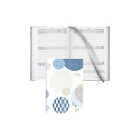 Biella Dispo Term Trend Geometrische Figur, 2027, Blau/Beige