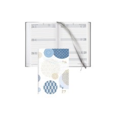 Biella Dispo Term Trend Geometrische Figur, 2027, Blau/Beige