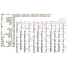 Biella Jahres-Wandplaner Papier weiss matt 98 x 68 cm 170 g/m² Biella Jahres-Wandplaner Papier weiss matt 98 x 68 cm 170 g/m²