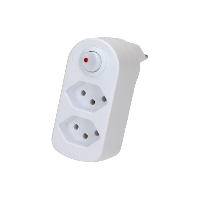 Max Hauri Mehrfachstecker ADAPT 2xT13, drehbar 320° 2