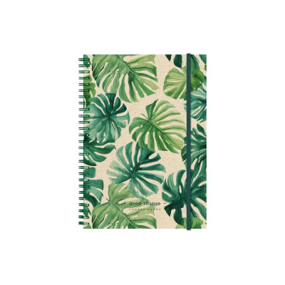 Natur Verlag Wochenagenda Graspapier Pflanze, 2027, Grün