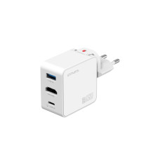 4smarts USB-Wandladegerät 3in1 HDMI Hub GaN Flex 65W Weiss