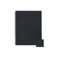Kolma Sichtbuch A4, 20 Taschen, Schwarz