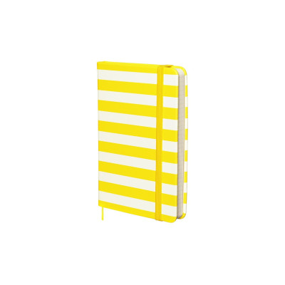 Kolma Notizbuch A6, Kariert, Lemon/Weiss