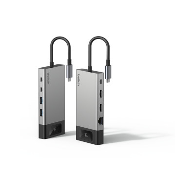 Belkin Hub 8-in-1 USB-C für zwei Bildschirme
